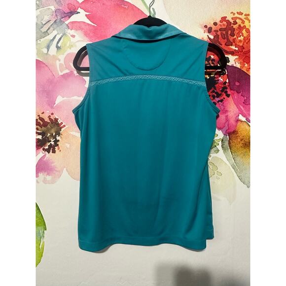 EP Pro Golf Sleeveless  Polo - Color Blue - Size Medium - Picture 2 of 4